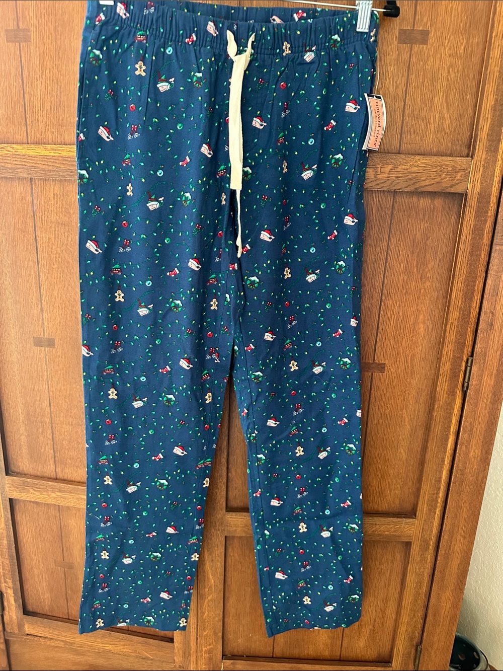 Vineyard Vines Navy Holiday Print Pajama Pants
